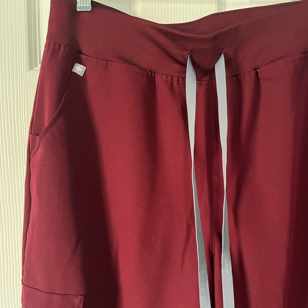 Figs Burgundy Technical Collection Joggers